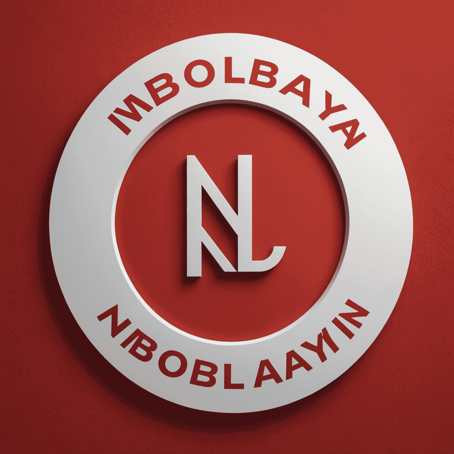 Infobolanya logo - Kırmızı arka plan üzerinde beyaz yazı ile şirket adı