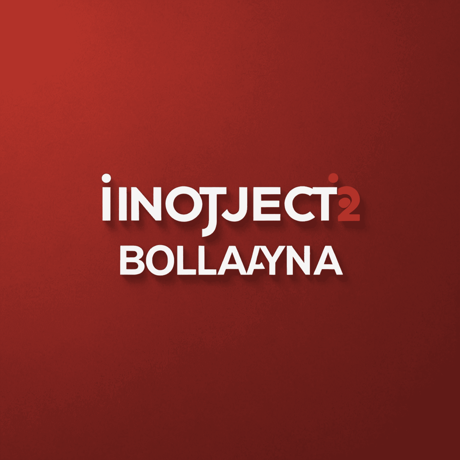 Infobolanya logo - Kırmızı arka plan üzerinde beyaz yazı ile şirket adı